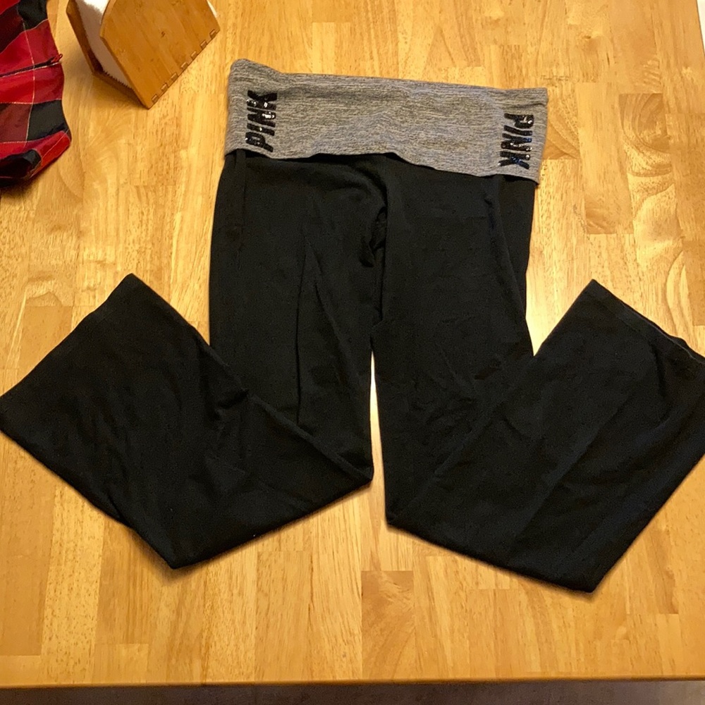 Pink yoga pants women’s large